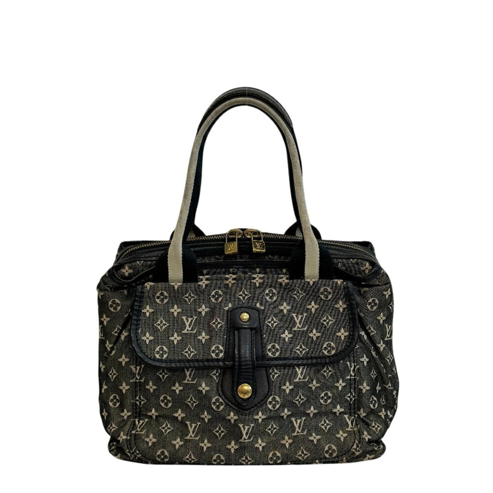 LOUIS VUITTON M92508 Sac Marie Kate Tote Handbag Monogram Mini Navy